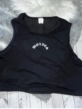 Darc Sport Size S Black Cropped Tank Top